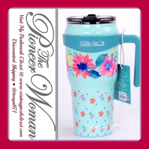 🦋 New Pioneer Woman 2023 Roadster Folk Geo Tumbler - Picture 1 of 9